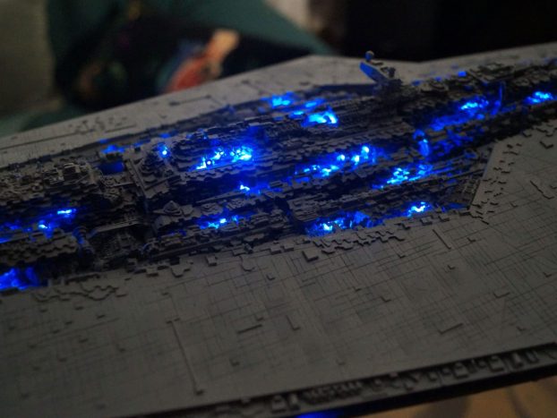 Super Destroyer stellaire Executor : détail.