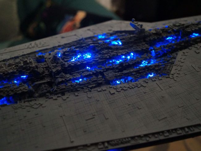 Super Destroyer stellaire Executor : détail.