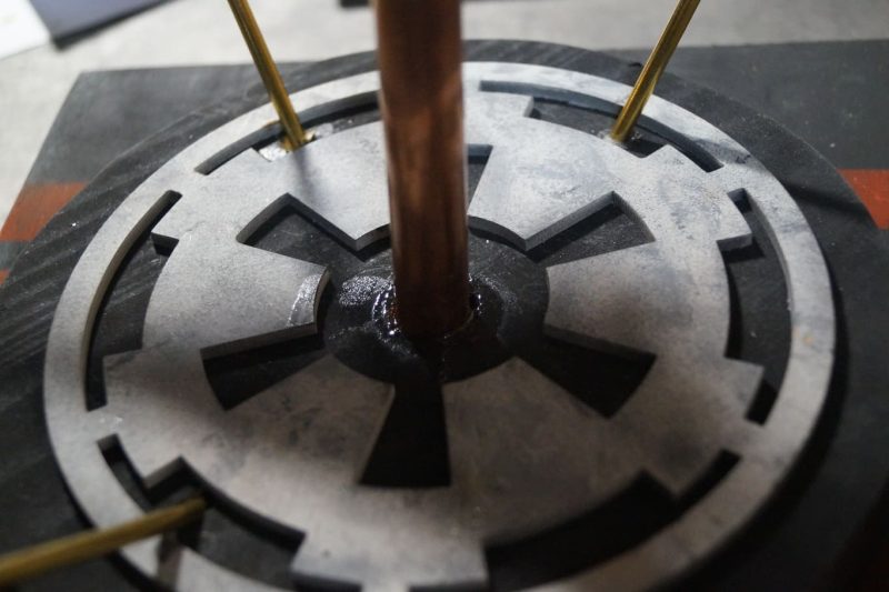 Détail du socle du superdestroyer stellaire Executor - 3